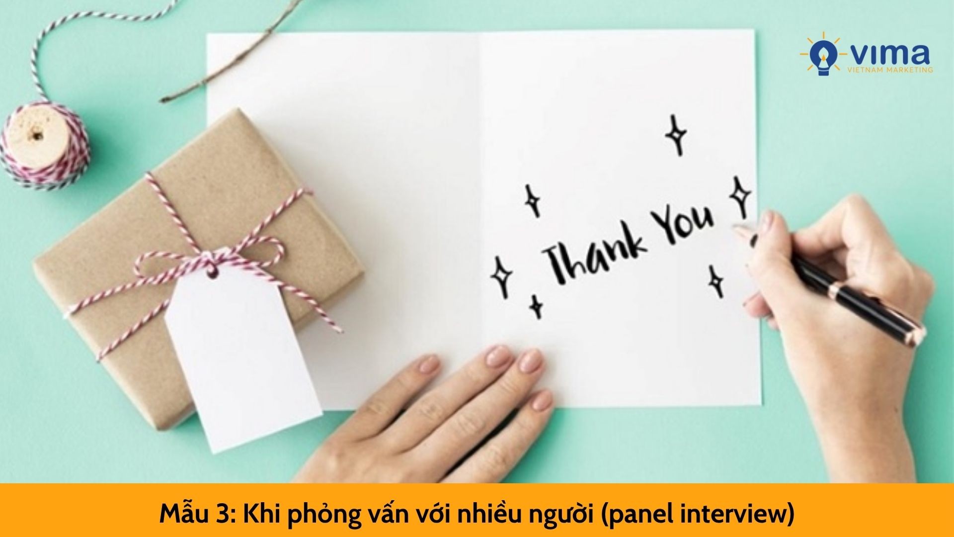 Mẫu 3: Khi phỏng vấn với nhiều người (panel interview)